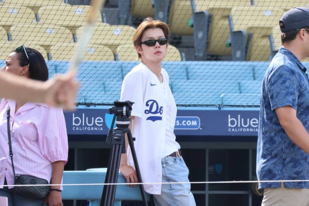 TXT YEONJUN登道奇球場 韓國文化之夜開球