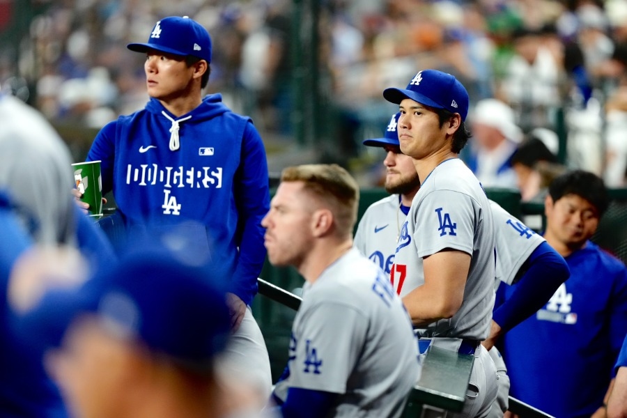 大谷翔平本季第2度缺陣 道奇遭馬提再見轟2比3輸響尾蛇