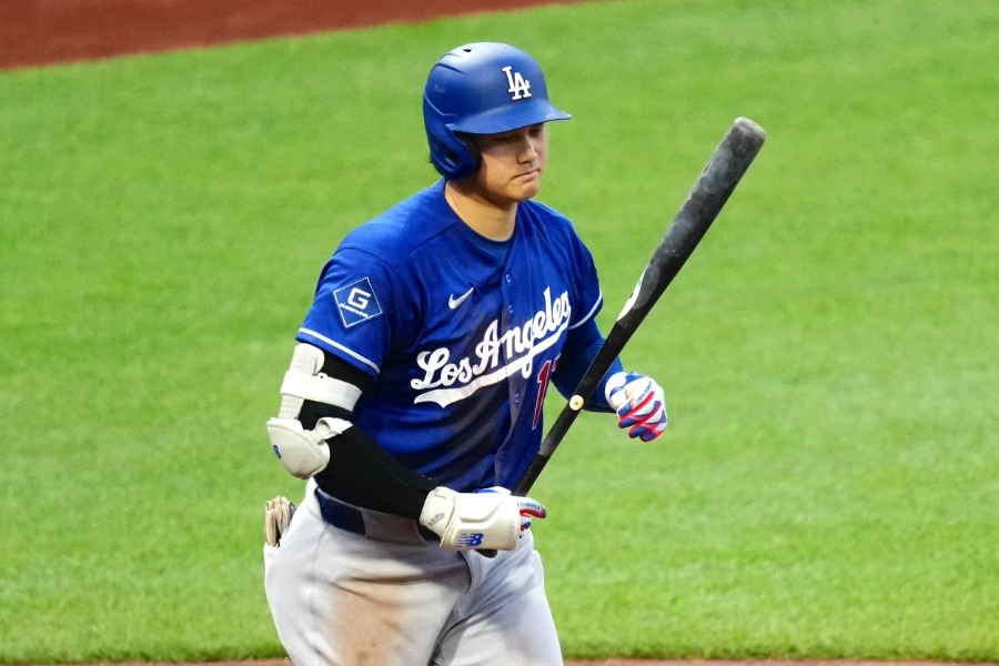 大谷翔平隔天照打敲第13轟又上壘4次 7局因左膝發炎提前退場