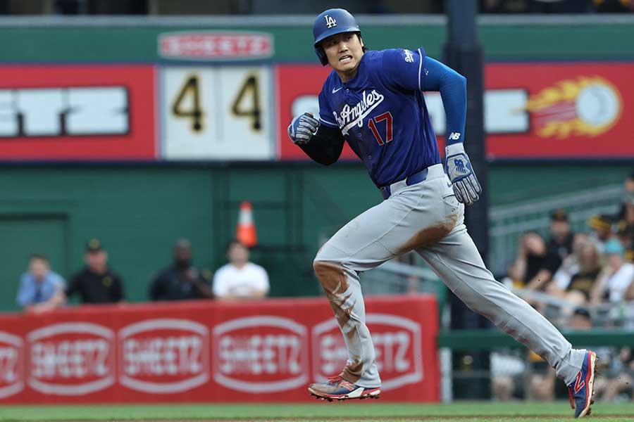 大谷翔平開轟後7局突退場 道奇：左膝發炎