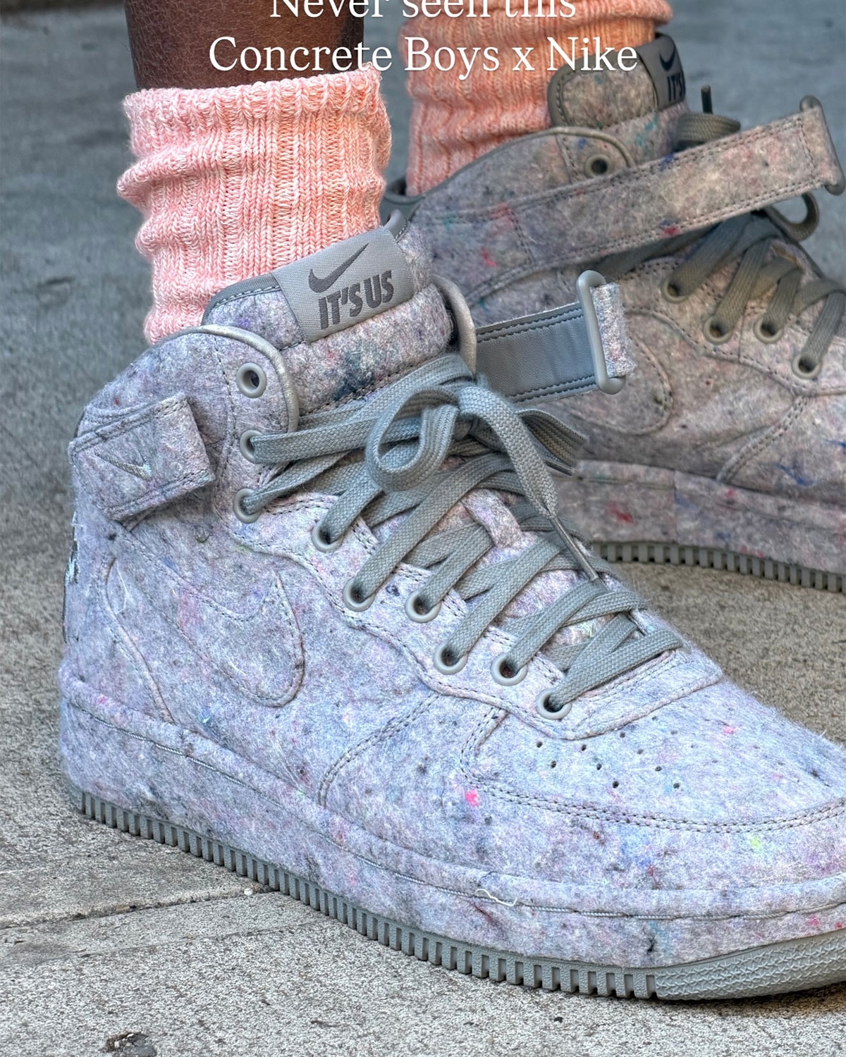 Lil’ Yachty x Nike Air Force 1 Mid「Space Hippie」實鞋首曝