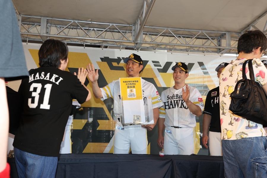 軟銀熊本震災募款 渡邉陸盼用勝利挺九州