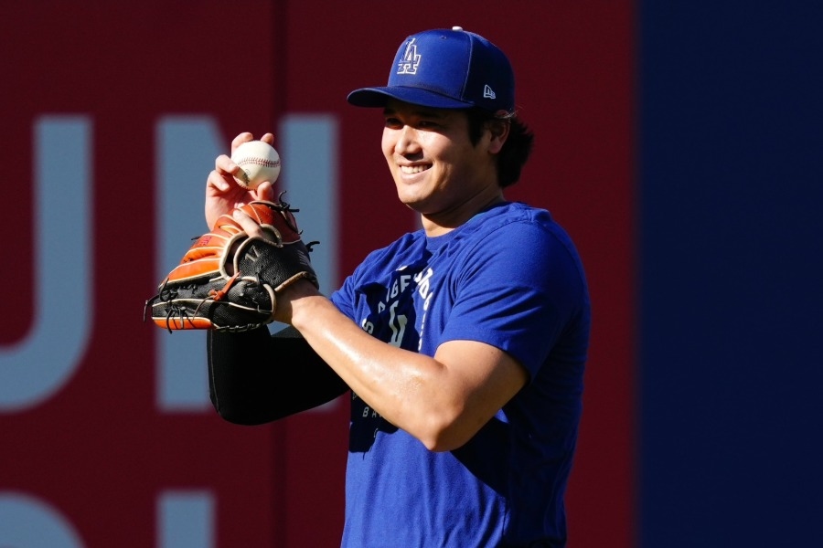 大谷翔平再度傳接球 投手復出進度受關注