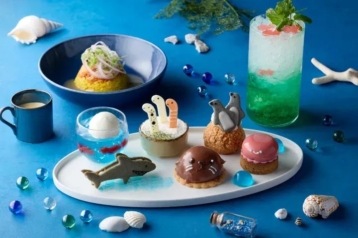 【2026】墨田水族館聯名下午茶登場 以「江戶×小笠原」做成甜點與鹹食