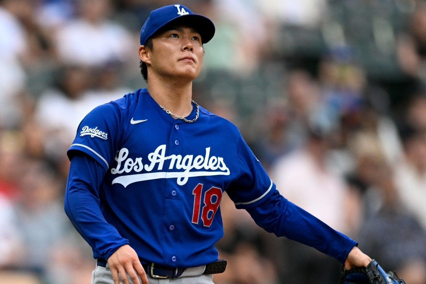 山本由伸8局2出局前完全比賽破功 9局挨陽春砲無緣無安打