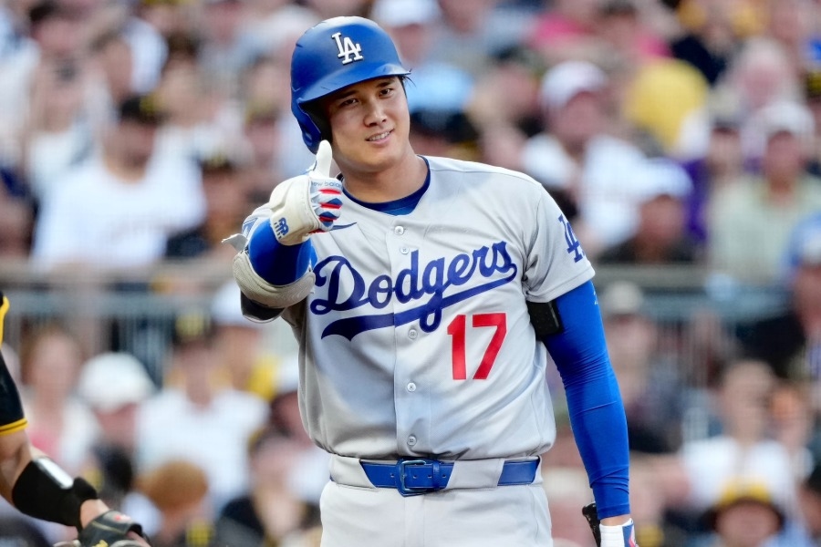大谷翔平6月打擊率4成36續熱 道奇排首棒DH拚4戰連轟