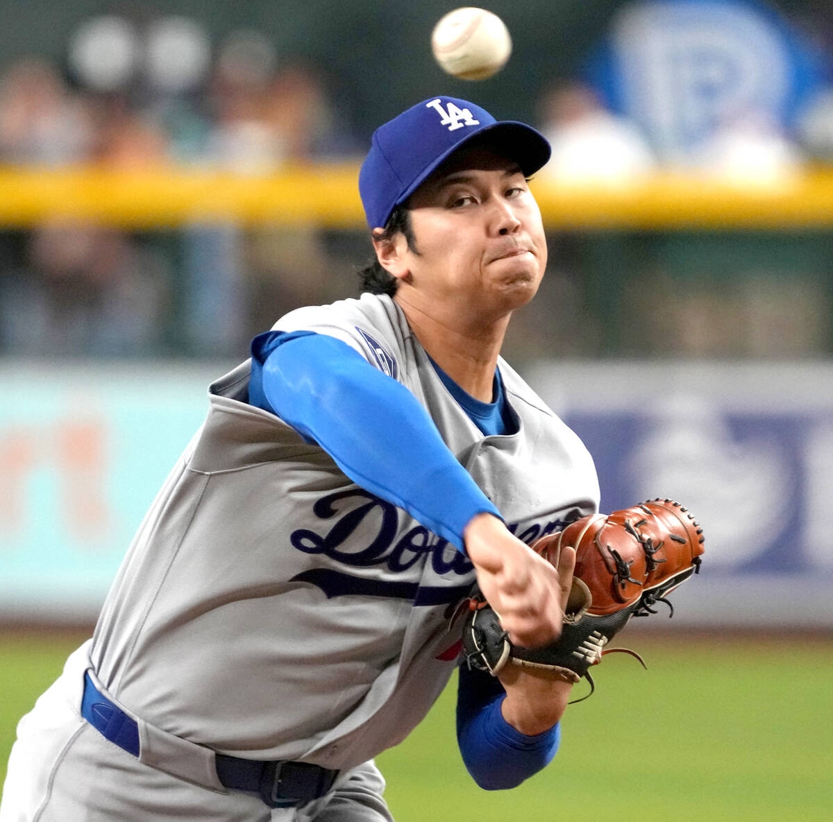 大谷翔平先發2局連拆危機 船鳴汽笛也不受影響